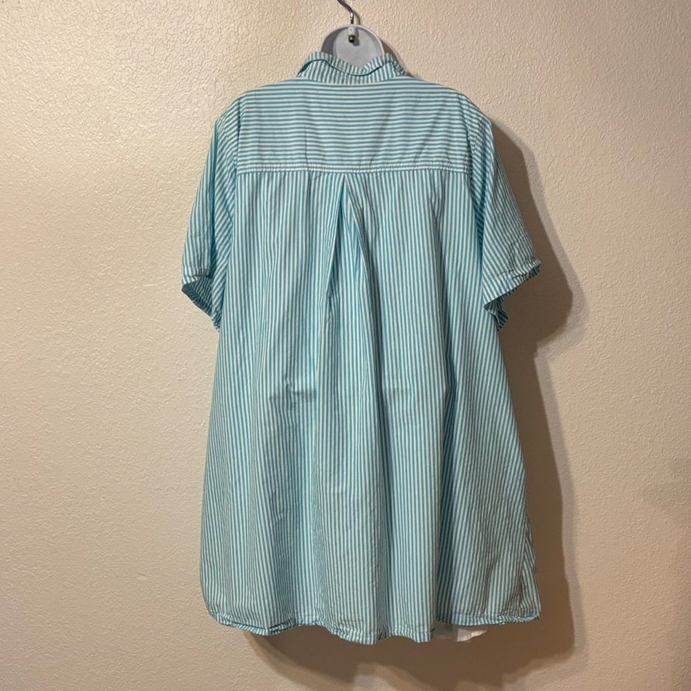 Anthropologie The Pollie Short-Sleeve Swing Tunic Dress 2X - Picture 7 of 7